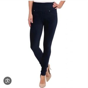 Spanx Corduroy ready to WOW Navy leggings Size L